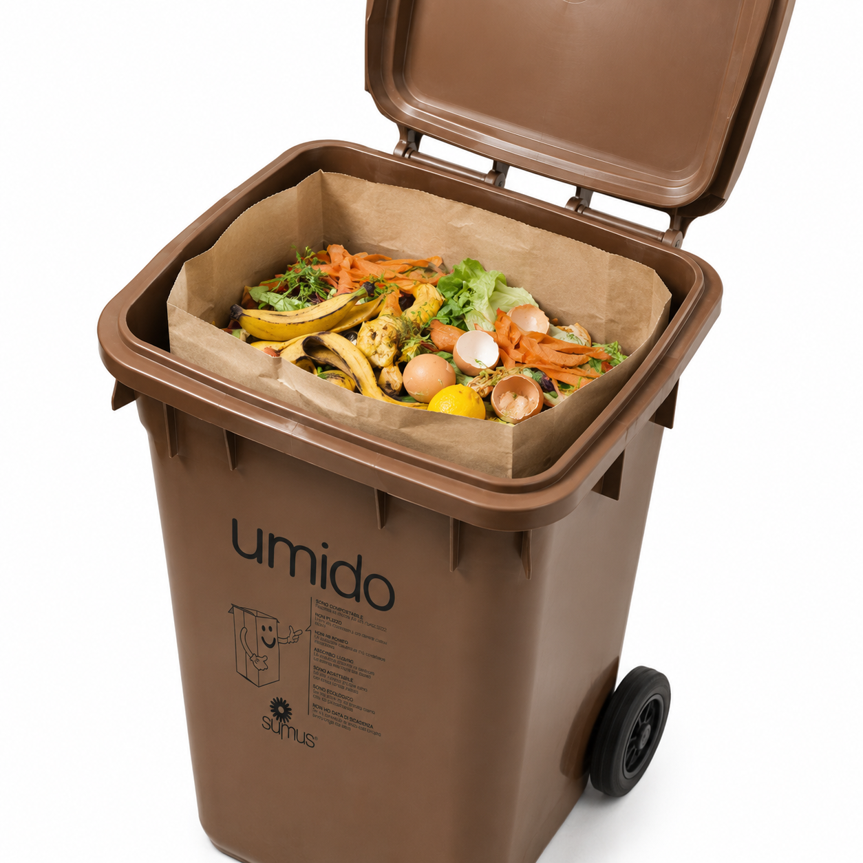 Kompostierbare Papiertüten  120 Liter