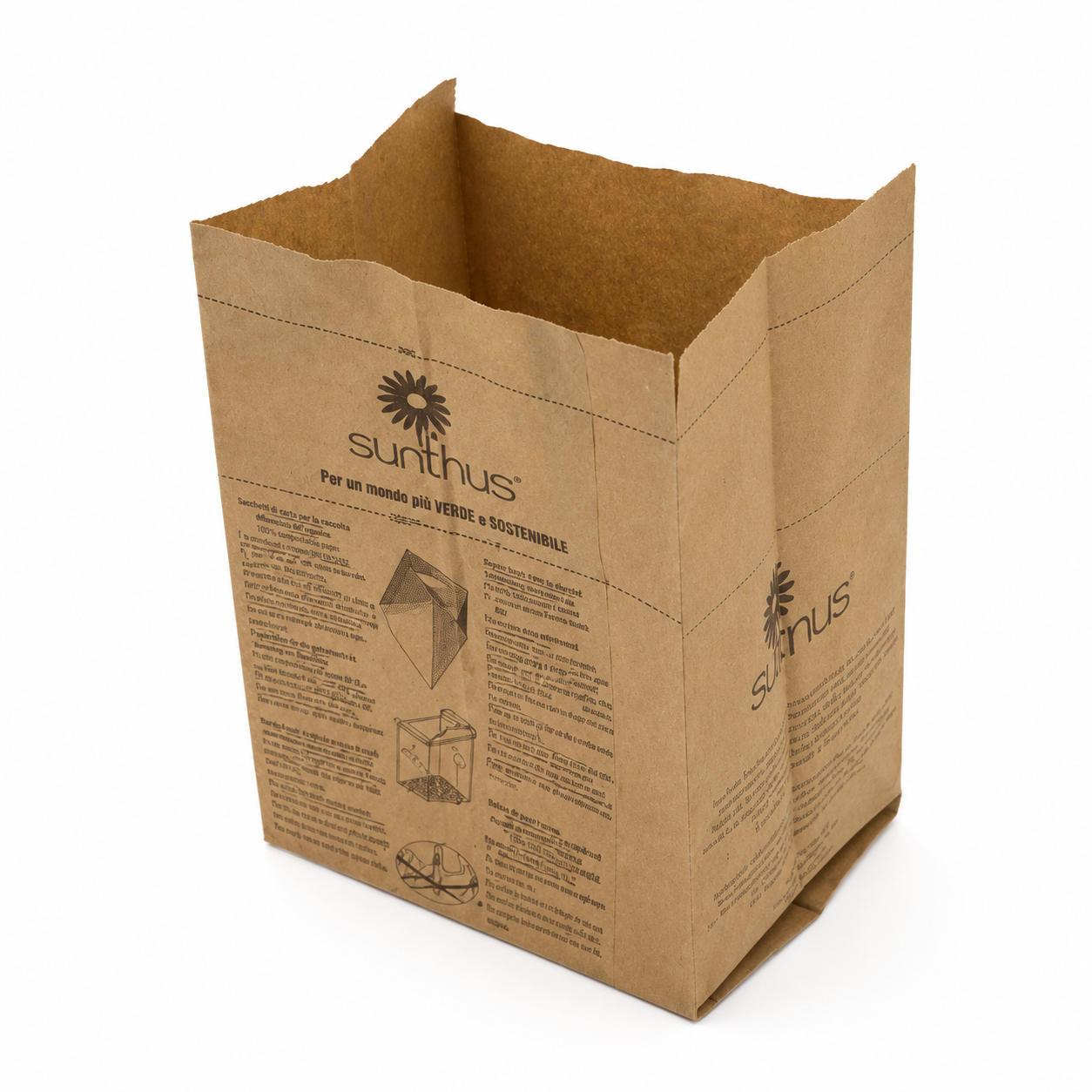 Kompostierbare Papiertüten  6 Liter