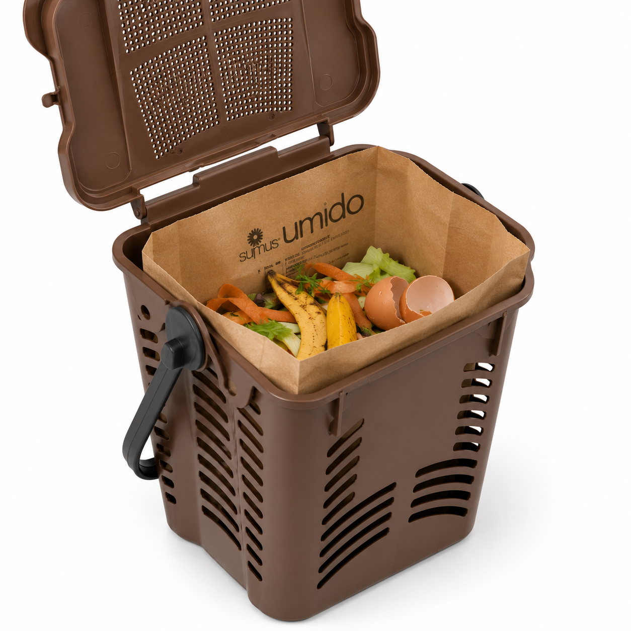 Kompostierbare Papiertüten  6 Liter